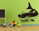 Shark Animal Wall Art Beautiful Vinyl Stickers